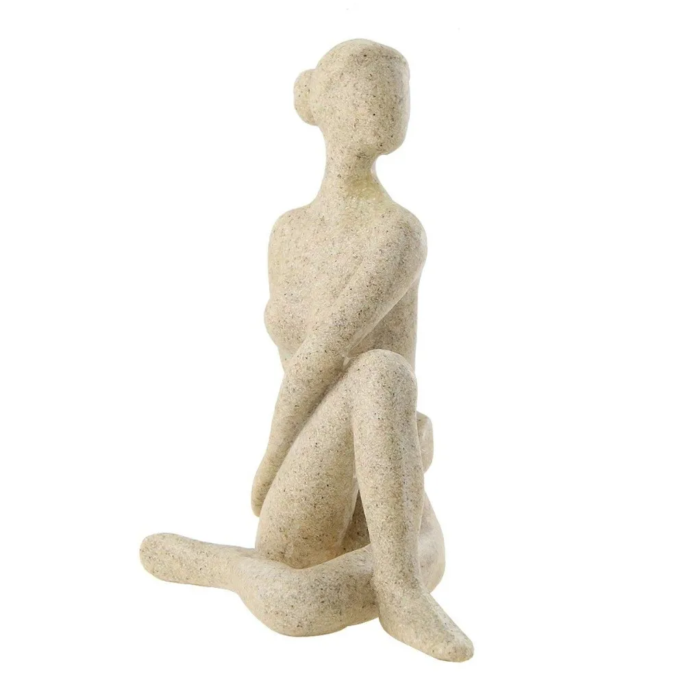 yoga woman statue