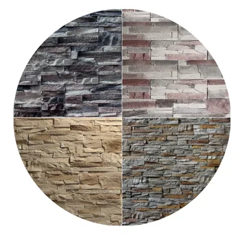 12 Colors Petra Decorative Interior Exterior Cladding Faking Concrete Slate Brick Wall Veneer Faux Stone Panels Artificial Rock Buy Decorative