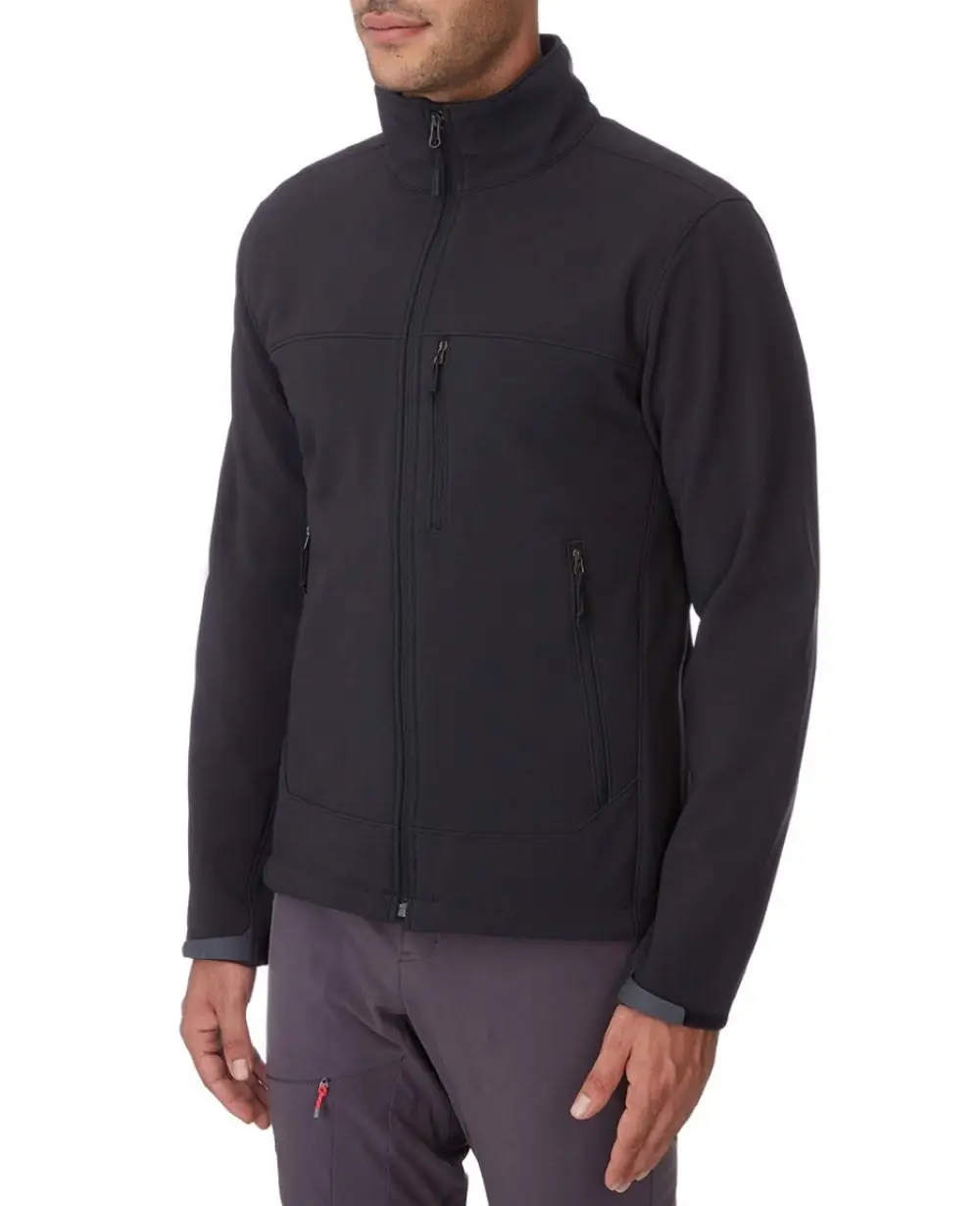 high quality black softshell jacket