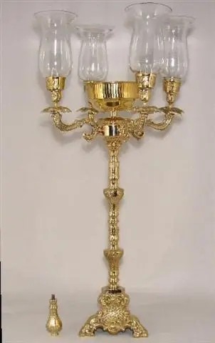 
new design Gold candelabra with 5 Arms 