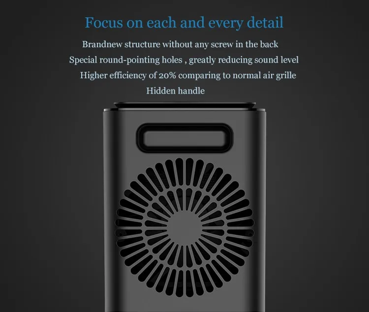 2019 Fashionable 950w Mini Heater Portable Heater Fan Portable Office