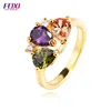 Colored gemstone wedding rings pictures and prices 18k gold rings