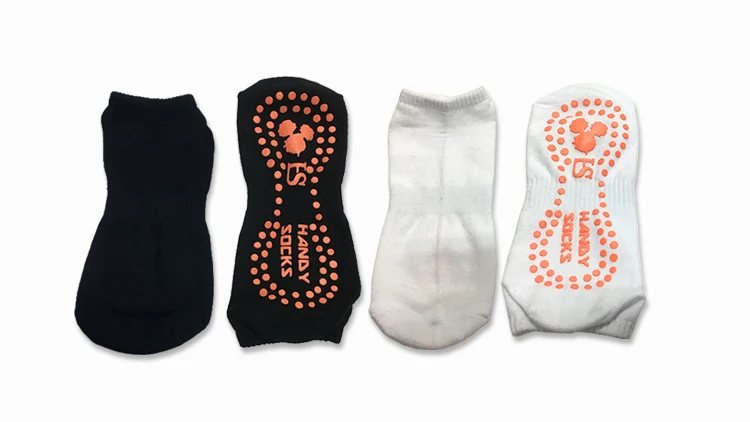 Trampoline non slip dots cotton sport socks