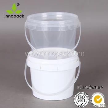 small plastic buckets with handles