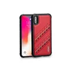 PU leather case custom logo shockproof phone shell back cover for iphone x xs xr xs max