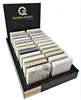Rotatable marble and granite table top display rack