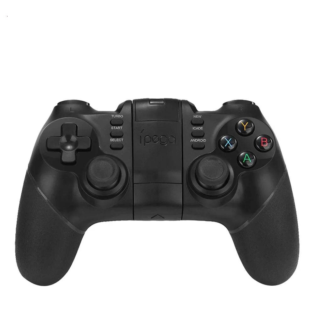 

IPEGA PG-9077 PG 9077 Wireless Gamepad Bluetooth Joystick Game Controller with TURBO Function for Android/ iOS Tablet PC Phone, Black