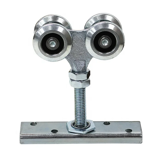 4 Rollers White Galvanized Hang Sliding Door Roller Hanging Wheel Buy