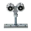 4 rollers white galvanized hang sliding door roller hanging wheel