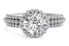 Semi Mount 0.70Tcw SI Clarity FG Color Round Cut Real Diamonds 14Kt White Gold Unique Designer Anniversary Ring at Best Price.