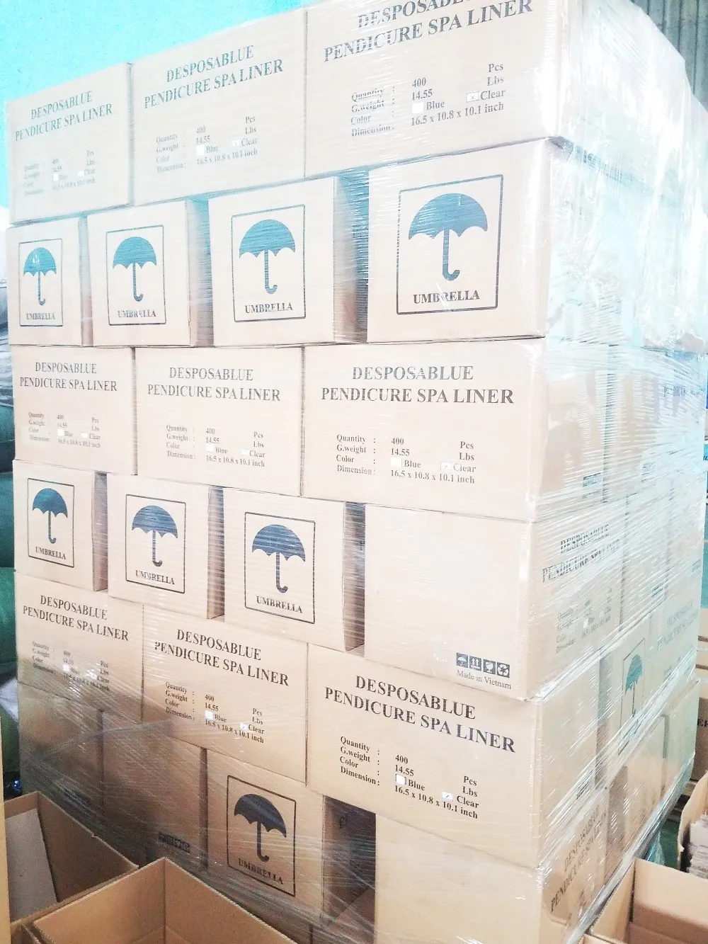 Disposable Plastic Spa Liner 400pcs/ctn For Pedicure Chair And Foot Tub