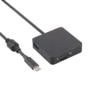 USB Type-C Memory Card Hub Cable Adapter, 2x Type-A + 1x USB-C 5Gbps + SD/TF Reader