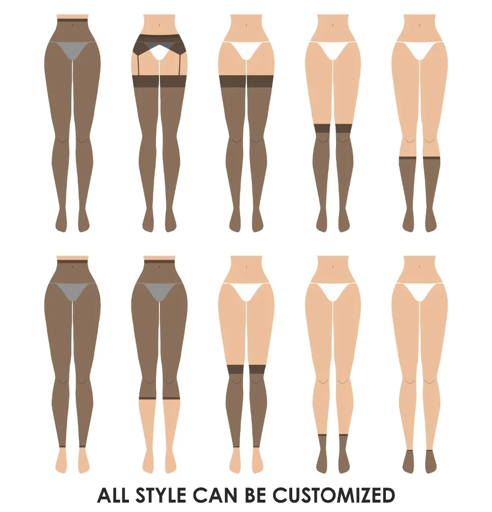 Girl Tight Glossy Pantyhose Fabric