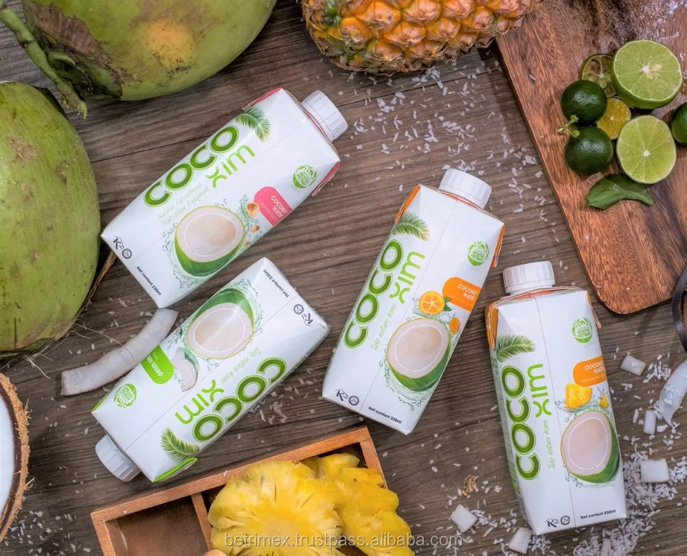 
100% NATURAL COCONUT WATER 330ML & 1000ML IN TETRA PRISMA 