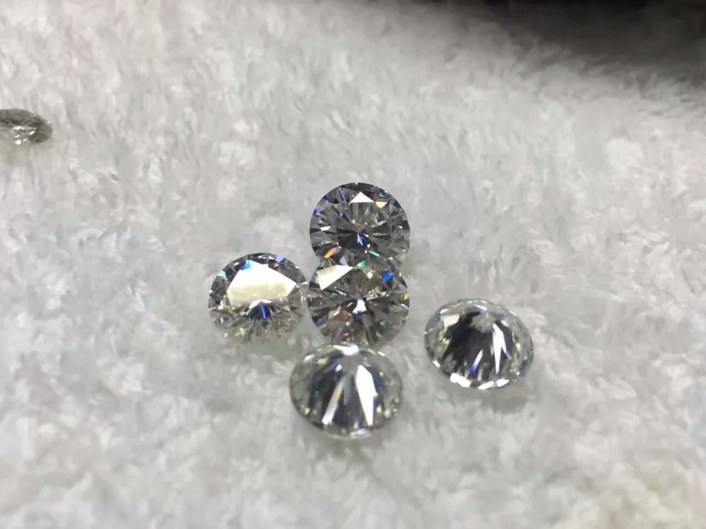 1 Carat 6.5mm Def Moissanite Diamonds With Vvs Clarity - Buy Moissanite ...
