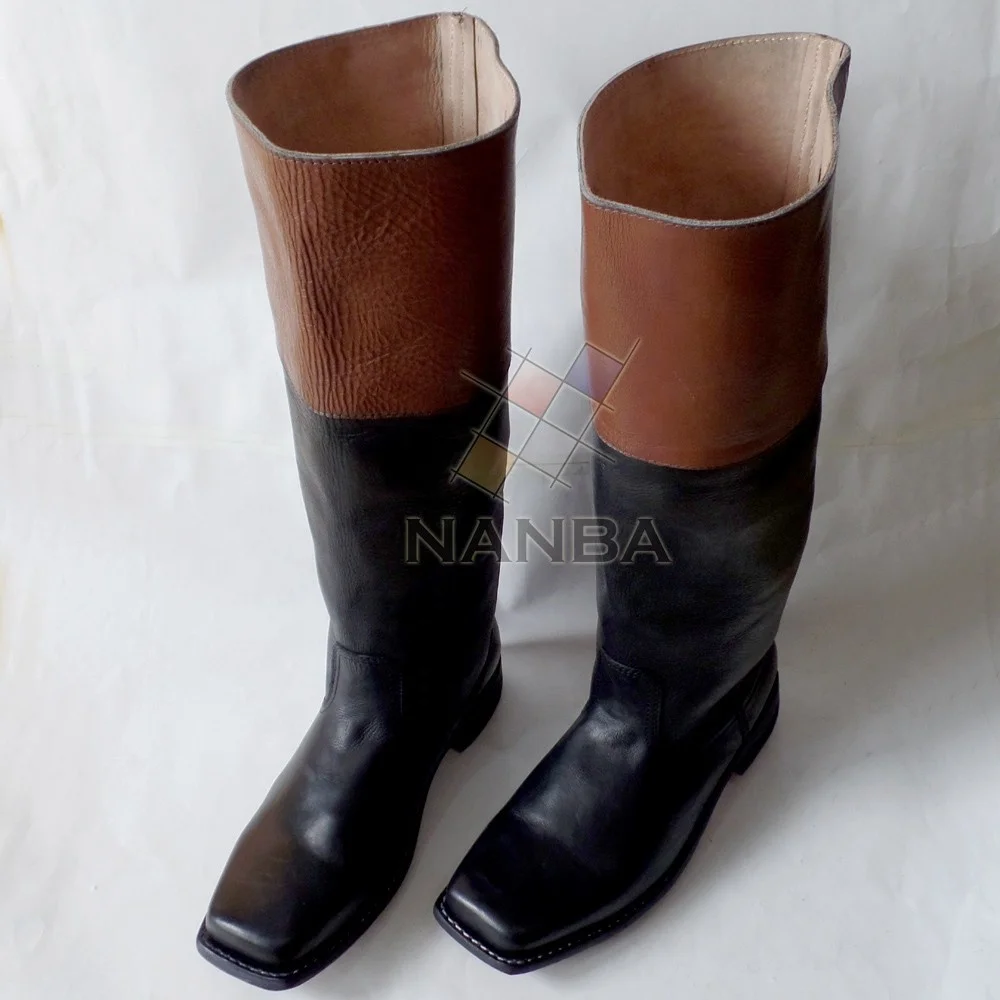 high end leather boots