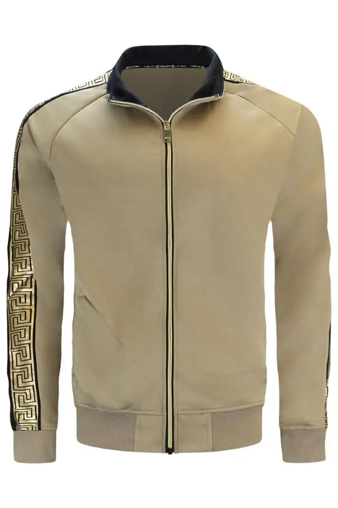 gold tracksuit men