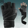 Gloves Special Forces Tactical Black Military Half Finger Microfiber Outside New