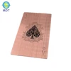 Normal Type and Plastic Material gold foil playing card