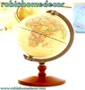 Handmade 100% Brand New Wedding Office Decor Tellurion Model Vintage Reference Rotating World Globe Map