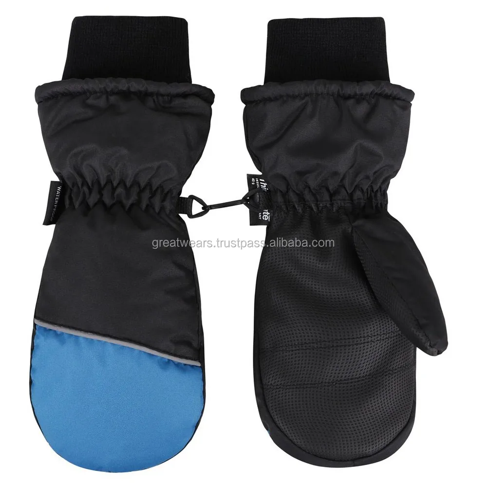 Genuine Leather Winter Mittens Hot Sale High Quality Cold Weather For Ski Snowboard And