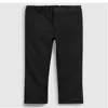 Boys Flat Front Trousers Black