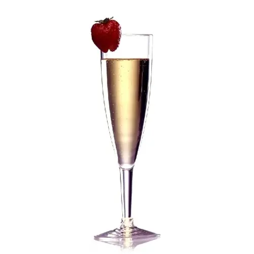 Classic 6 Oz. Unbreakable Polycarbonate Plastic Fluted Champagne Glass (each)