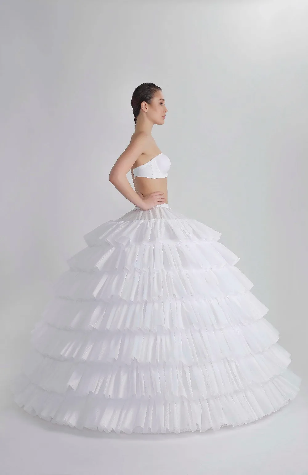 
High Quality Balloon Skirt With Ruffles Petticoat Wholesale 