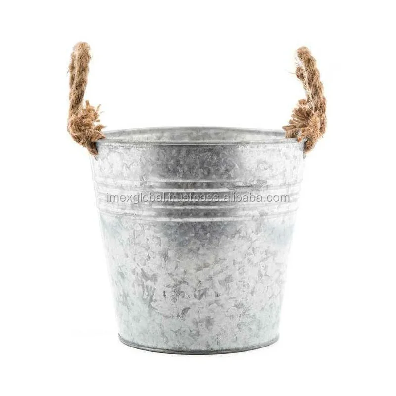 Planter Bucket Galvanized High Quality And Best Manufacturing In Cheap