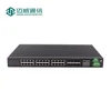 Maiwe Layer 3 Industrial 1U 19- inch 10 Gigabit core network switch with IEC 61850-3 certified