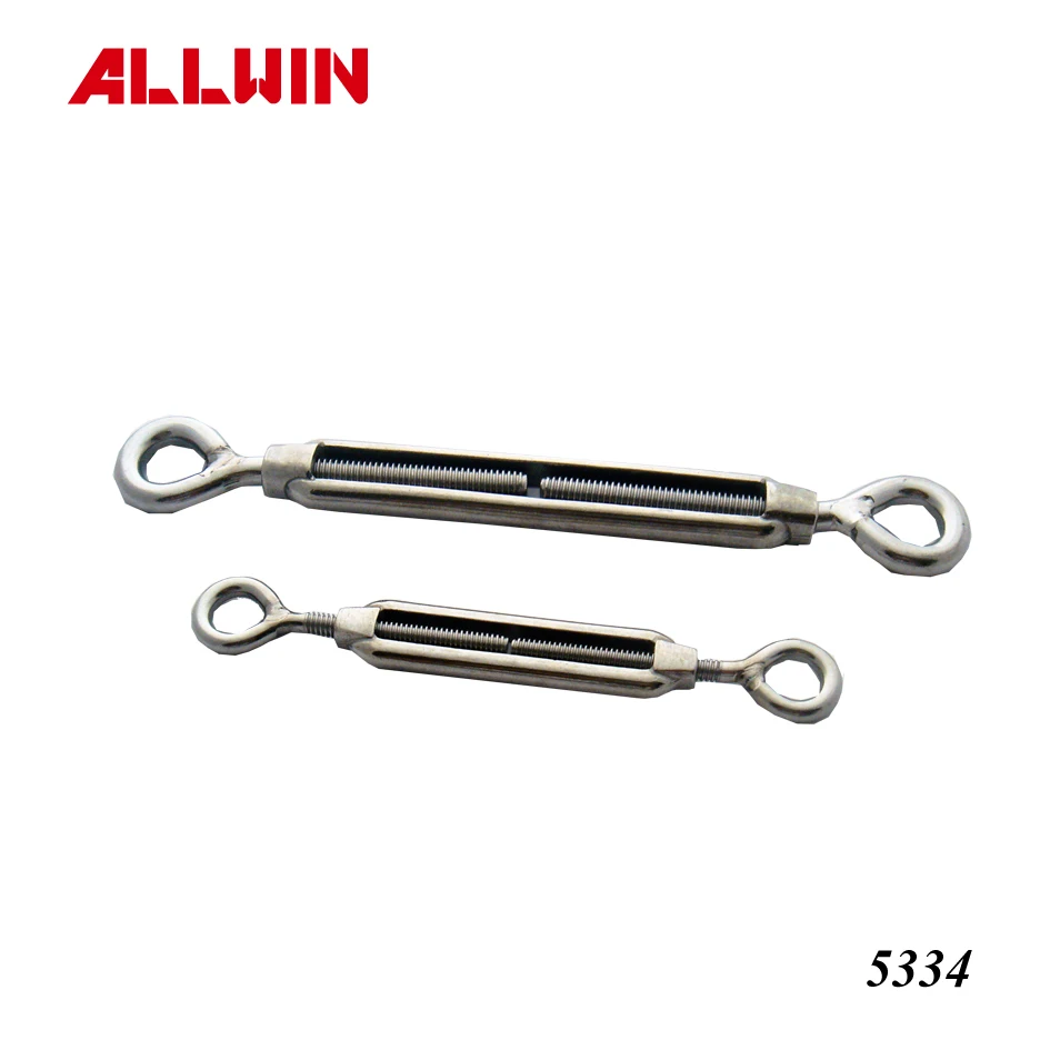 Stainless Steel Turnbuckle Two Eyelet Rigging Hardware