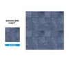 3D Ceramic Orient Polished Porcelain Floor Tiles BLUE BLOCK