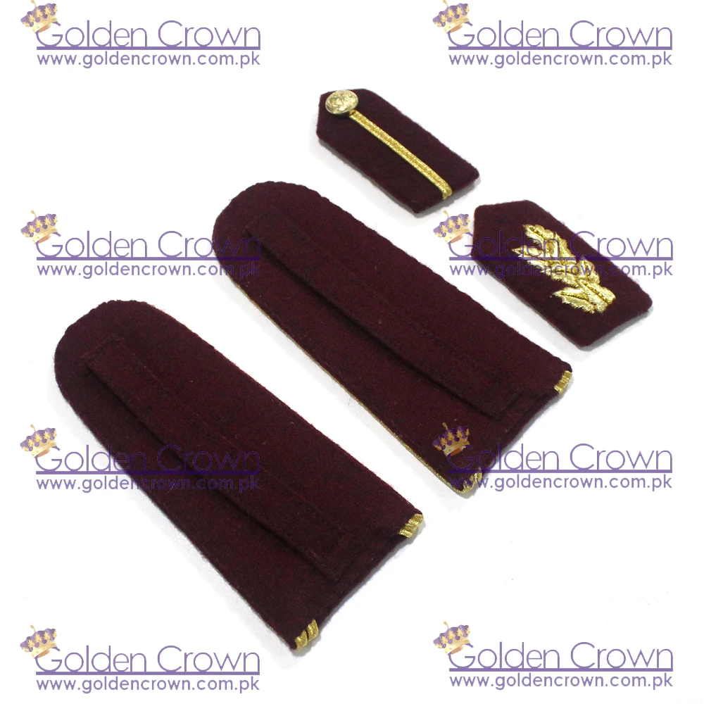 Custom Army Uniform Shoulder Board Military Collar Ranks Custom Shoulder Epaulet Army