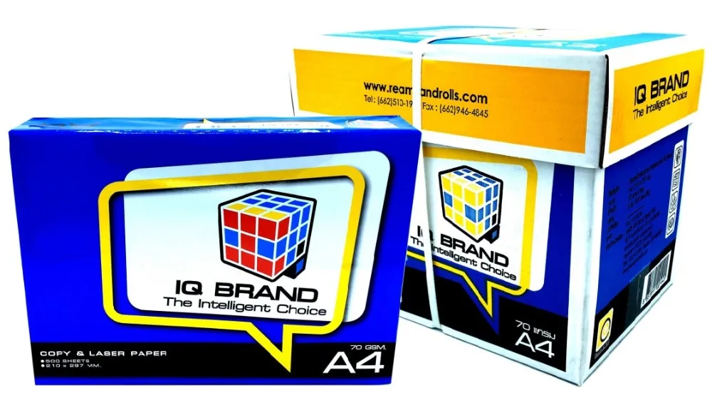 White Paper A4 70 Gsm Made From Thailand Planted Wood Premium Quality