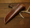 knife blade sheath cover scabbard case bag cow leather customize brown 9" Fixed Blades - Size M- SR.34