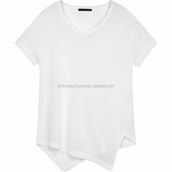 New Design White Short Sleeve T Shirt For Girls Buy Plain White T