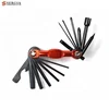 13pc Aluminum Bicycle Instrument Folding Tool Set