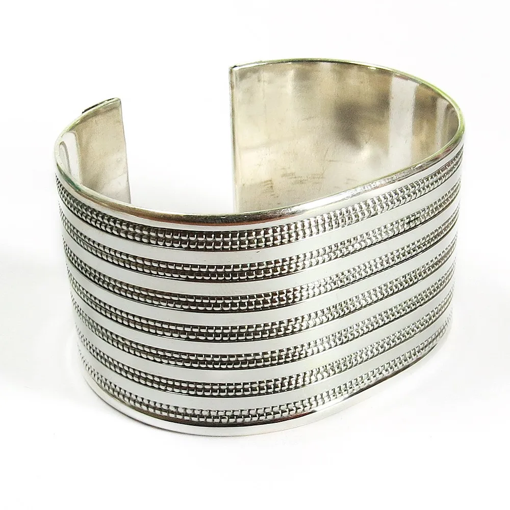 Authentic Cuff Shape Plain Silver 925 Sterling Silver Bangle,Handmade ...
