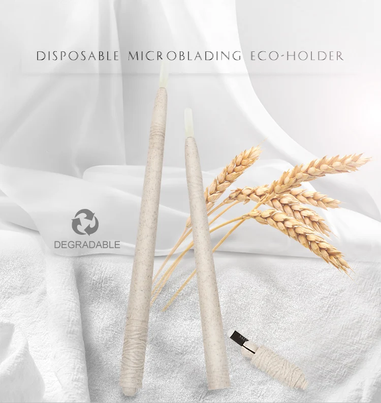 

New Environmentally Friendly Biodegradable Microblading Eco-Holder Disposable Manual Pen, White