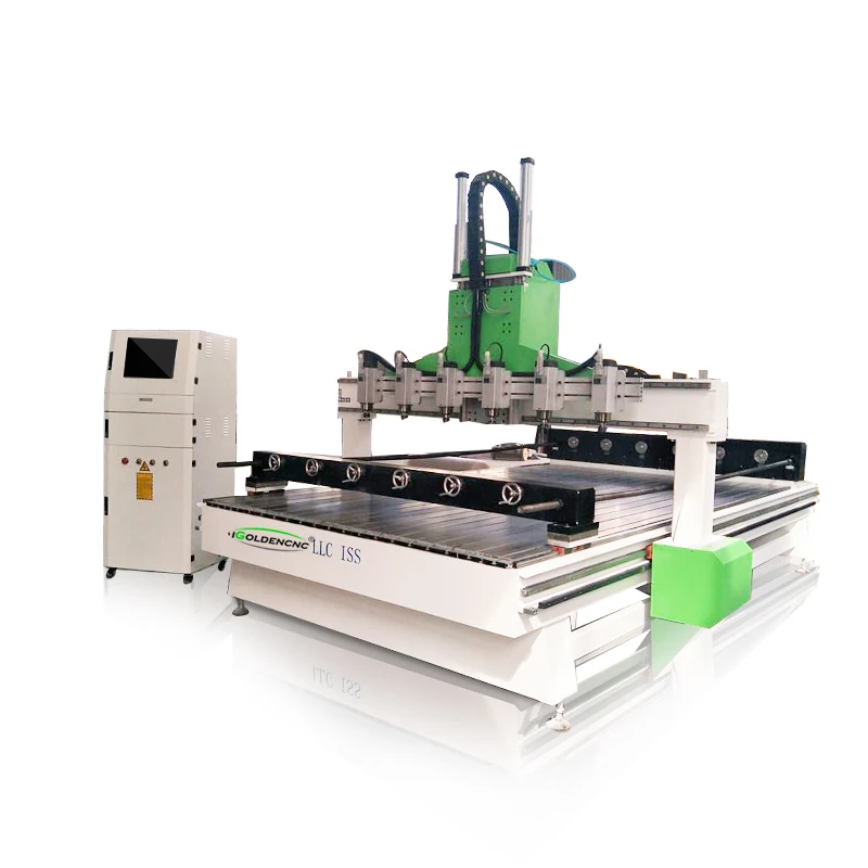 Multi Spindle Drill Head Cnc 4th Axis Rotary Table Cutting Carving ...