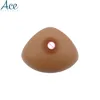 780 g dark Brown triangle Prosthesis Realistic Artificial Silicone Breast Form