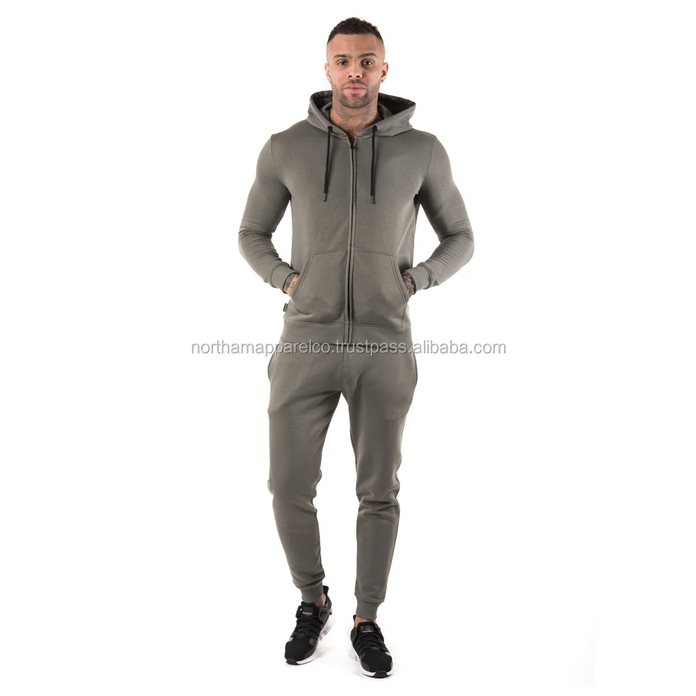 grey gym tracksuit