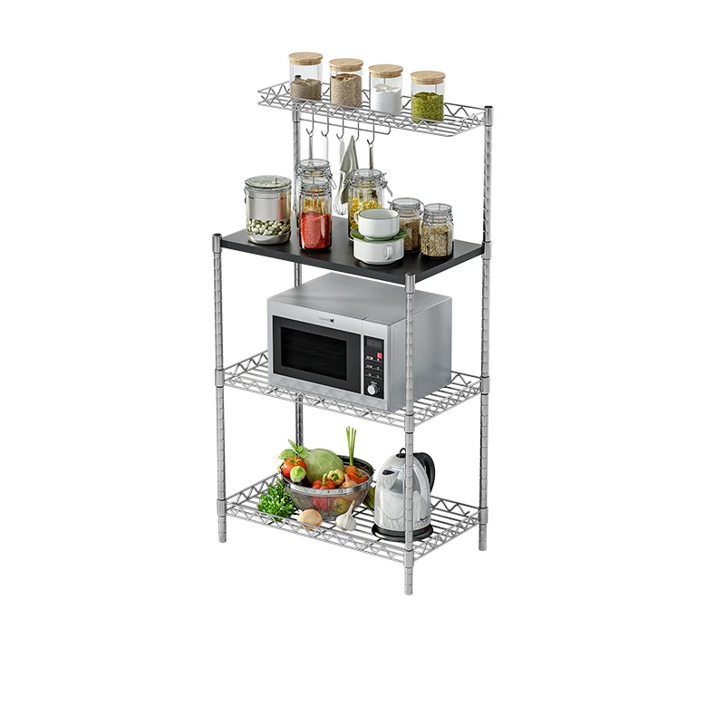 

4 tier mobile plastic storage cabinet organizer, White