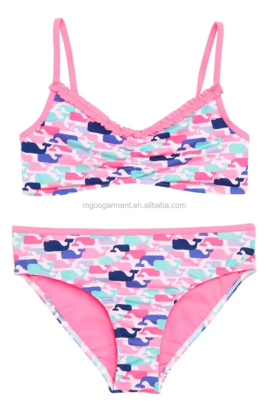 ruffle hem swimsuit