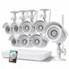 MINT 1080p 8CH WiFi NVR 8 Wireless IP IR Video Camera Home Security System 1TB