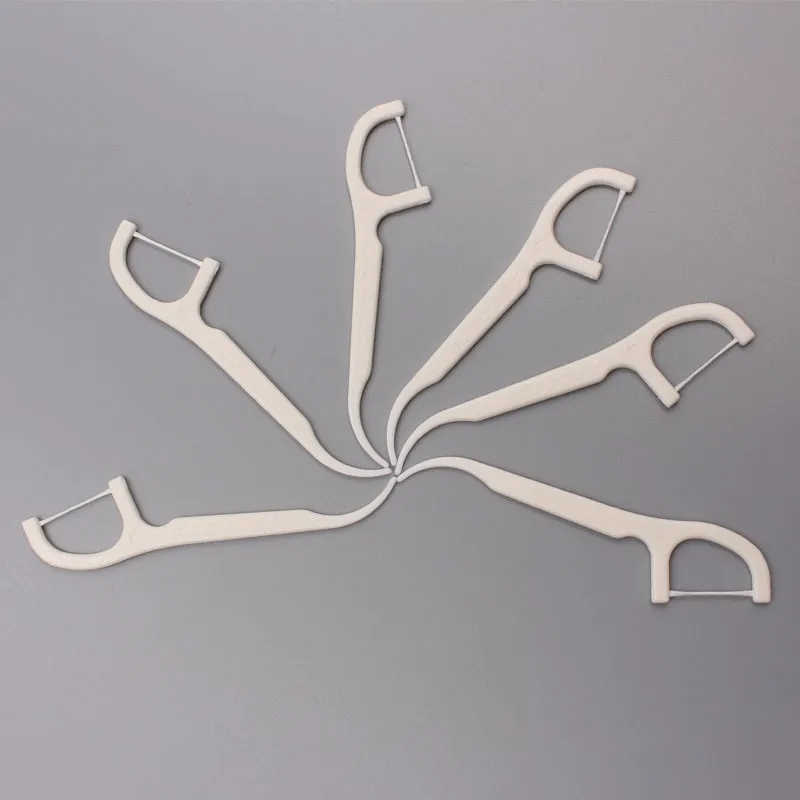 Floss Pick Manualfacture Uhmwpe Thread Registered Dental Floss Picks