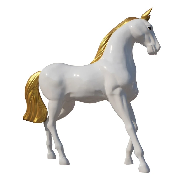 hot sale fibreglass animals sculptures life size horse mannequin manikin statues for sale.jpg