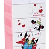 Plastic Storage Cabinet With Cow Driver Picture For Kids