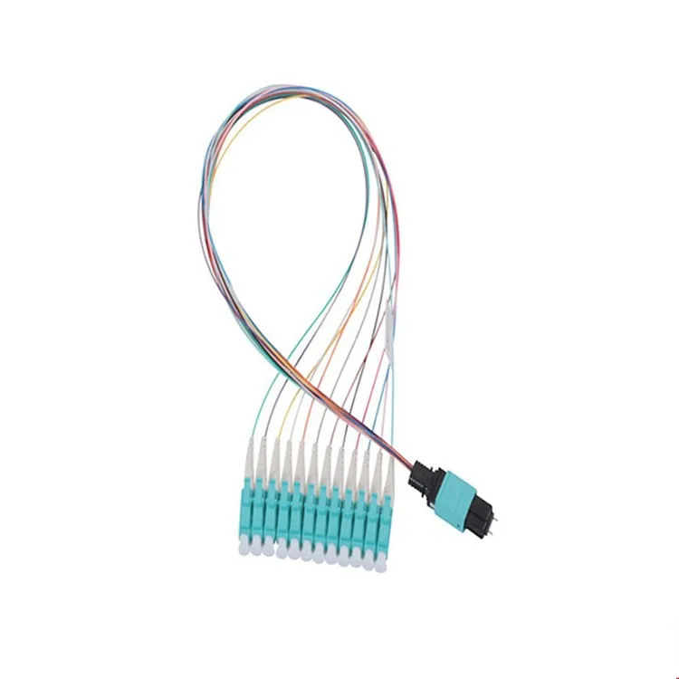 12 24 Core Mtp Mpo Ruggedized Fanout Breakout Hybrid Fiber Optical