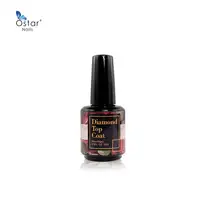 

Taiwan Ostar TOP SELL Super Shinning Non Wipe No Yellowish Easy Soak Off Top Coat 15 ml Gel Nail Polish